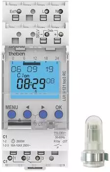 Theben LUNA 121 top3 RC AL D&auml;mmerungsschalter mit Aufbau-Lichtsensor (1210130)