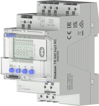 Theben TR 642 top3 BLE RC Digitale Zeitschaltuhr 2 Kan&auml;le mit Jahres- und Astroprogramm, Bluetooth (6420330)