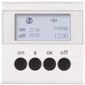 Berker KNX-Funk Zeitschaltuhr quicklink S.1/B.3/B.7 polarweiß glänzend (85745289)