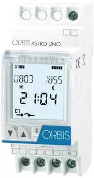 Orbis ASTRO UNO Astronomische Zeitschaltuhr für Hutschiene 230 V/AC (OB178112)