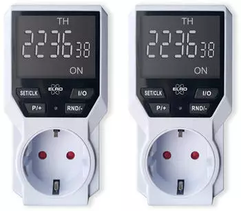 Elro TI3000 Digitale Zeitschaltuhr Wochenprogramm 10 Schaltvorg&auml;nge 3600W (TI3000-2)