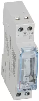 Legrand MicroRex QW11 Analoge Wochenzeitschaltuhr 230V 1 Kontakt (412794)