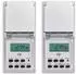 Elro TO3000 Digitale Außenzeitschaltuhr 3600W IP44, 2er-Pack (TO3000-2)