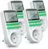 Bearware Zeitschaltuhr Digital LCD Display 3680W, 4er-Pack (306772)
