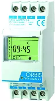 Orbis DATA MICRO-2+ Hutschienen-Zeitschaltuhr digital 230V (OB171912N)