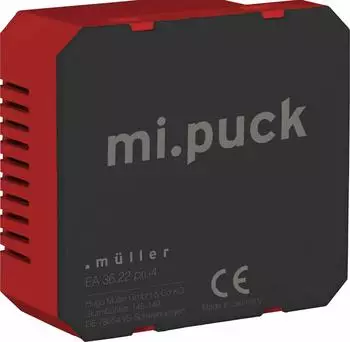 M&uuml;ller mi.puck EA3622pro4 2-Kanal Zeitschaltuhr Unterputz IP20 Rollladensteuerung (23948)