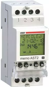 Vemer MEMO AST2 Astronomische Zeitschaltuhr 2 Relais (VE343000)