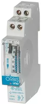 Orbis Uno QRD Tages-Elektromechanische Zeitschaltuhr 1 Modul 16A 230V (OB400232)