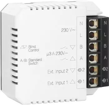 M&uuml;ller EA4622PRO4 Bluetooth Multifunktionsaktor 2-Kanal Unterputz (24012)