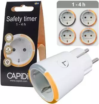 CAPiDi Countdown Timer Zeitschaltuhr 1-4h (30771)