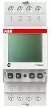 ABB DWA2 Digitale Astro-Schaltuhr 2 Kanäle Bluetooth (2CSM222501R1000)