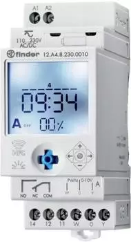 Finder Astro-Zeitschaltuhr Hutschiene digital 230V Wochenprogramm (12A482300010)