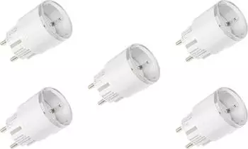 Shelly Plug S Gen3 MTR WLAN Smart-Steckdose, wei&szlig;, 5er-Pack