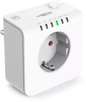 Ansmann Funk-Zeitschaltuhr Steckdose 3680W, wei&szlig;, Innenbereich (1260-0016)