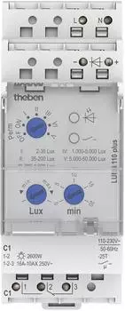 Theben LUNA 110 plus AL Dämmerungsschalter, analog, 1 Kanal (1100910)
