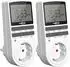 Ansmann Digitale Wochenzeitschaltuhr AES4 LCD 3680W, 10 Programme, 2er-Pack (1260-0006-590)