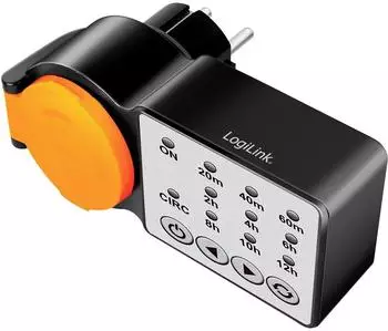 LogiLink ET0015 Outdoor-Zeitschaltuhr digital CEE 7/3, IP44, 3600W (ET0015)