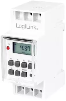 LogiLink Digitale Zeitschaltuhr Hutschienenmontage LCD (ET0010)