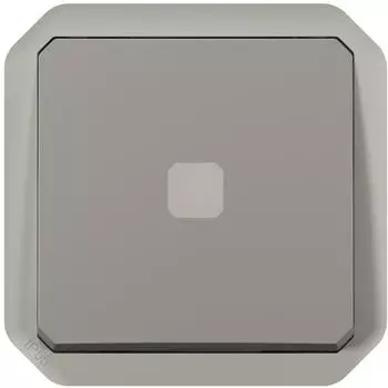 Legrand Plexo Zeitschalter mit Kontrollleuchte, grau (069504L)