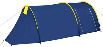 vidaXL Camping Tent (395 x 180 x 110cm) blue/yellow