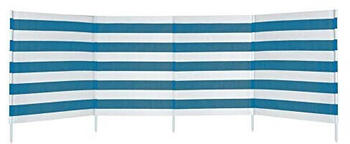 Aktive Strand-Windschutz blau gestreift