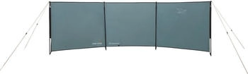easy camp Huk Windschutz, 390x120cm, mit Stahlgestänge, grau