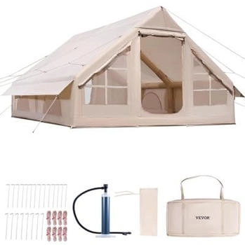 VEVOR Inflatable tent for 5 to 8 people Beige
