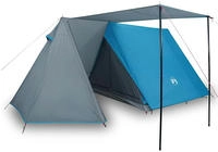 vidaXL Campingzelt 3 Personen Blau Wasserfest