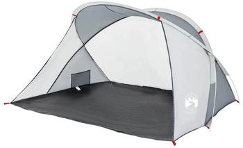 vidaXL Strandzelt 2 Personen Grau Pop-Up Wasserdicht