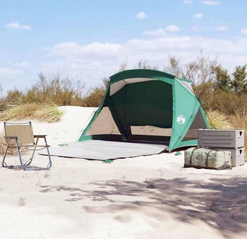 vidaXL Strandzelt 2 Personen Seegrün Wasserdicht
