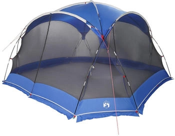 vidaXL Camping-Moskitonetz mit Türen Blau 10 Personen Wasserdicht