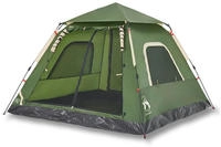 vidaXL Kuppel-Campingzelt 5 Personen Gr&uuml;n Quick Release