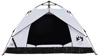 vidaXL Kuppel-Campingzelt 2 Personen Wei&szlig; Verdunkelt Quick Release