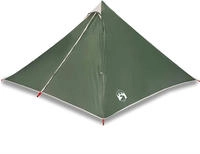 vidaXL Tipi-Familienzelt 7 Personen Gr&uuml;n Wasserdicht