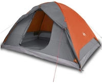 vidaXL Kuppel-Campingzelt 6 Personen Orange Wasserdicht