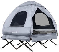 Skandika Zeltliege Haug Sleeper f&uuml;r 2 Personen Grau