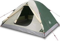 vidaXL Kuppel-Campingzelt 3 Personen Gr&uuml;n Wasserdicht
