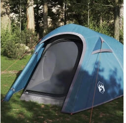 vidaXL Tunnelzelt 3 Personen Blau Wasserdicht