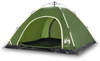 vidaXL Campingzelt 5 Personen Gr&uuml;n Quick Release