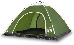 vidaXL Campingzelt 5 Personen Gr&uuml;n Quick Release
