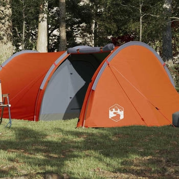 vidaXL Tunnel tent for 4 people 94396 Orange