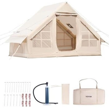 VEVOR Inflatable tent for 3 to 5 people Beige