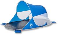vidaXL Strandzelt Azurblau Pop-Up Wasserdicht