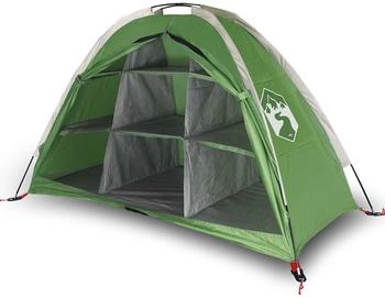 vidaXL Camping-Organizer-Zelt 9 Fächer Grün Wasserdicht (94374)