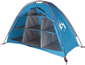 vidaXL Camping-Organizer-Zelt 9 Fächer Blau Wasserdicht (94375)