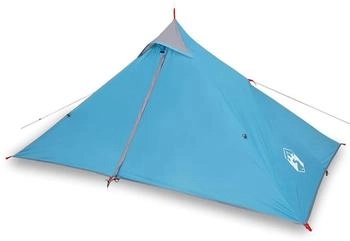 vidaXL Tipi-Campingzelt 1 Person Blau Wasserdicht (94384)