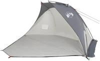 vidaXL Strandzelt Grau 268x223x125 cm 185T Polyester