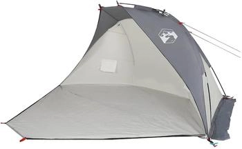 vidaXL Strandzelt Grau 185T Polyester (94408)