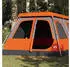 vidaXL Dome tent for 10 people 4004241 Grey / Orange