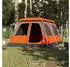 vidaXL Dome tent for 10 people 4004241 Grey / Orange